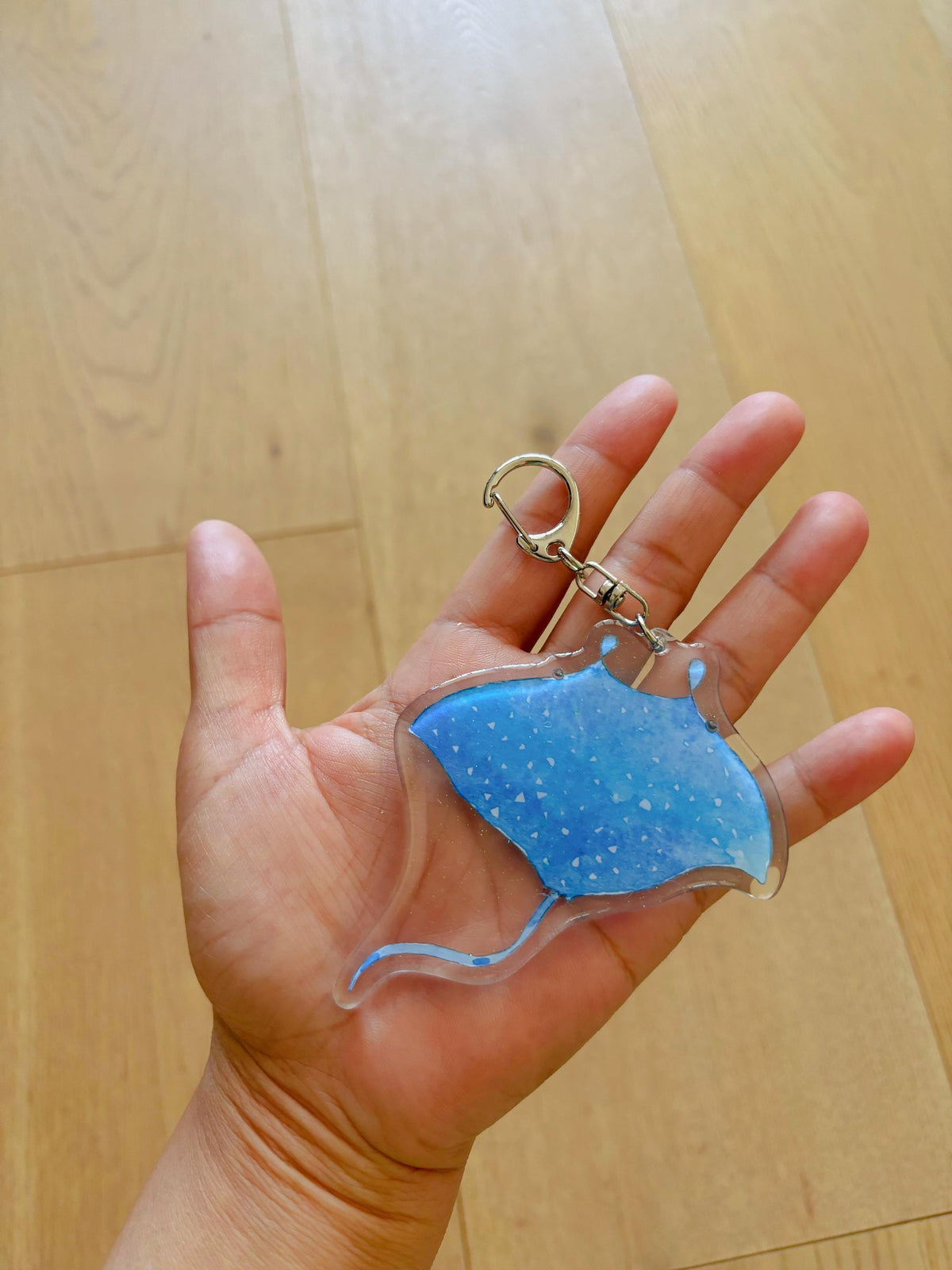 Manta Ray Acrylic Keychain | Bag Charm