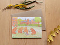 Capybara Study Day Greeting Card | Art Cards