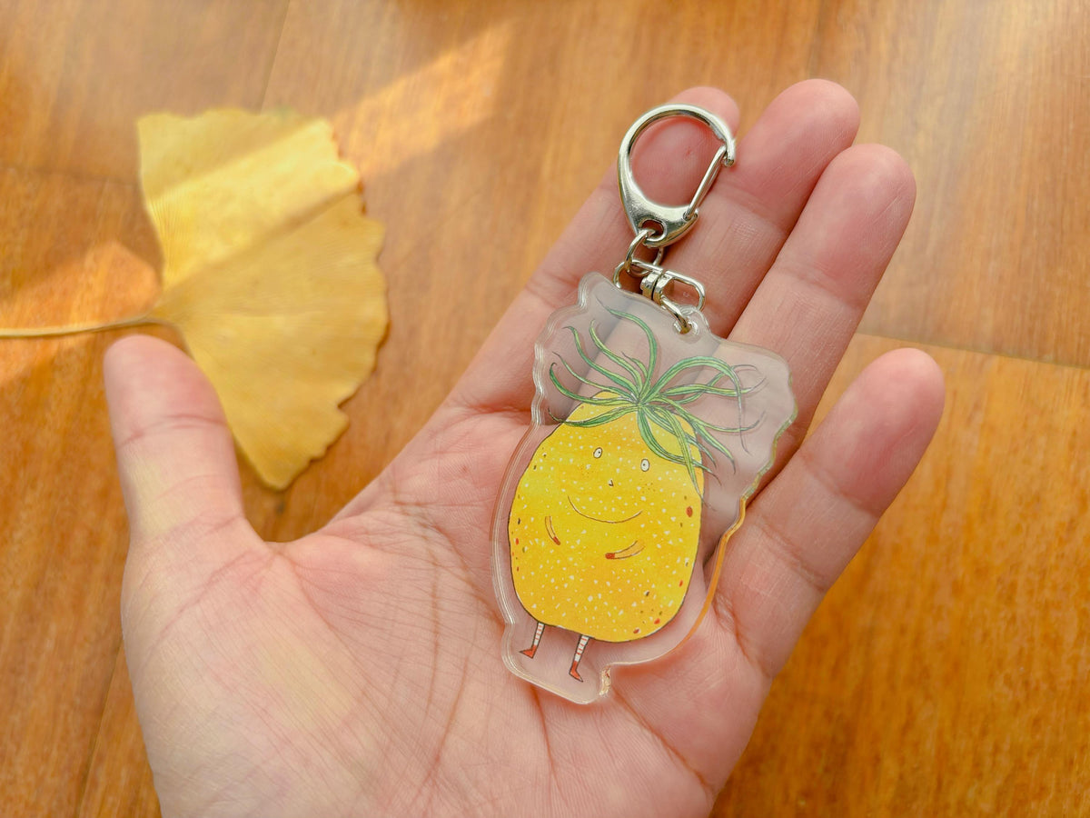 Mr. Pinetato Acrylic Keychain | Bag Charm