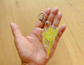 Golden Banksia Acrylic Keychain | Bag Charm