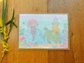 Turtle's Tranquil World Greeting Card | Art Cards