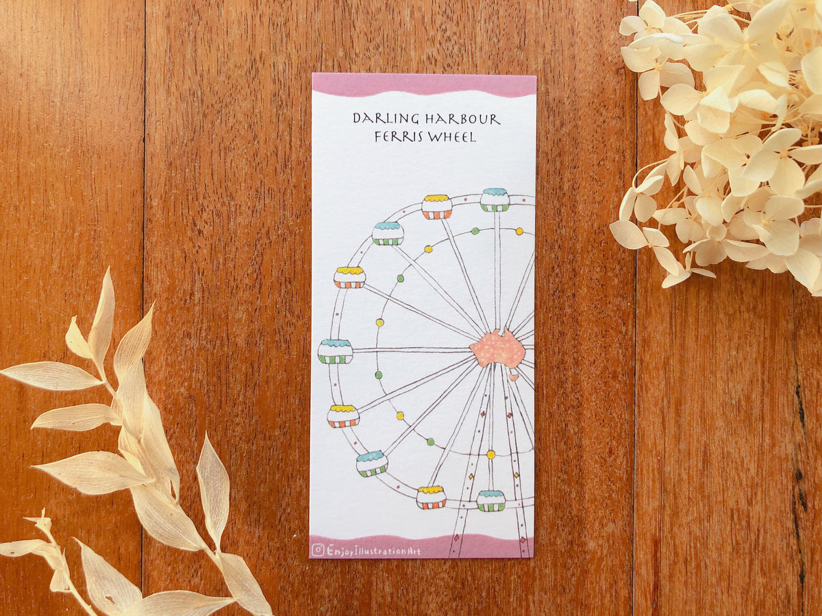 Sydney Landmarks Bookmarks Collection Colorful bookmarks | Travel Souvenir