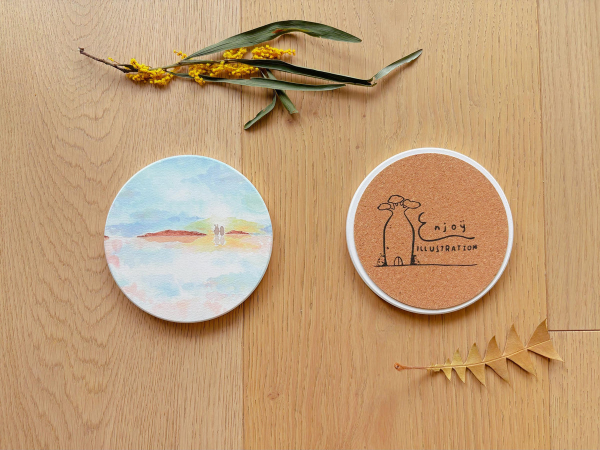 Lake Hart “Mirror of the Sky” Travel Gift | Table Coaster