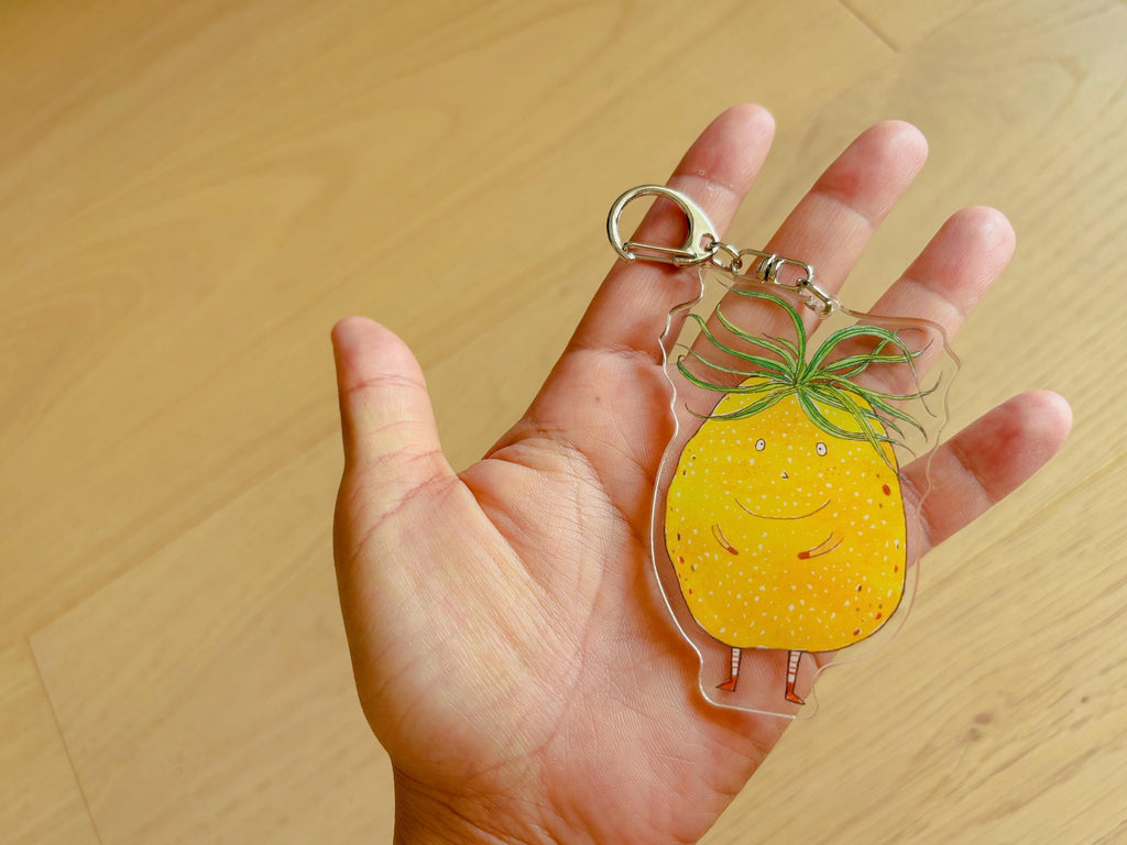 Mr. Pinetato Acrylic Keychain | Bag Charm