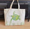 Green Sea Turtle  Canvas tote | Travel Bag
