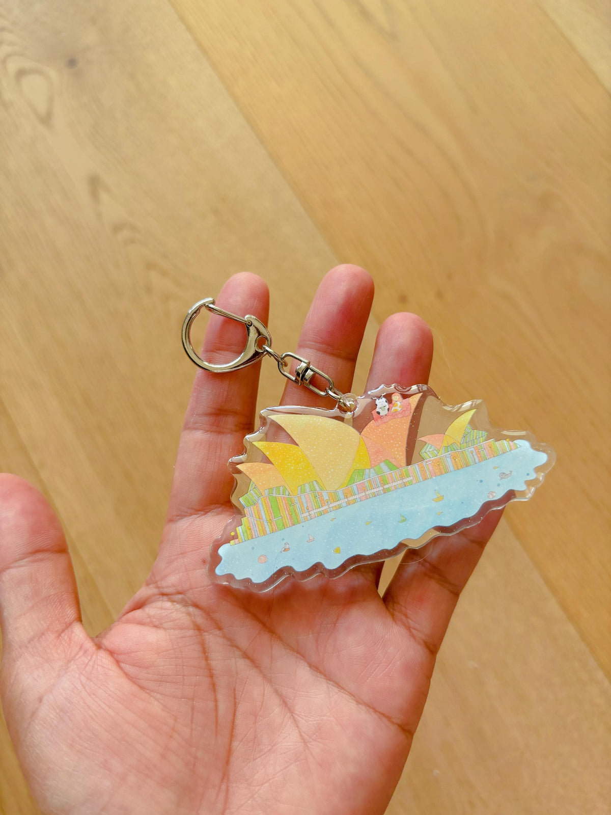 Picnic on the Opera House Acrylic Keychain | Bag Charm