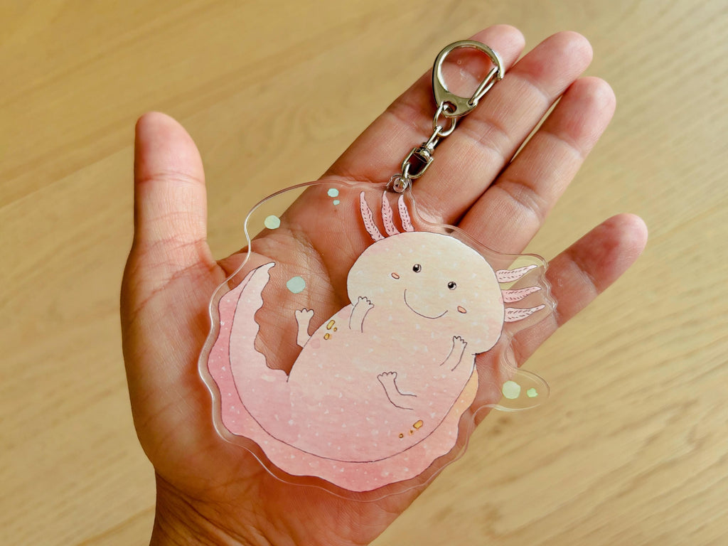 Axolotl Acrylic Keychain | Bag Charm