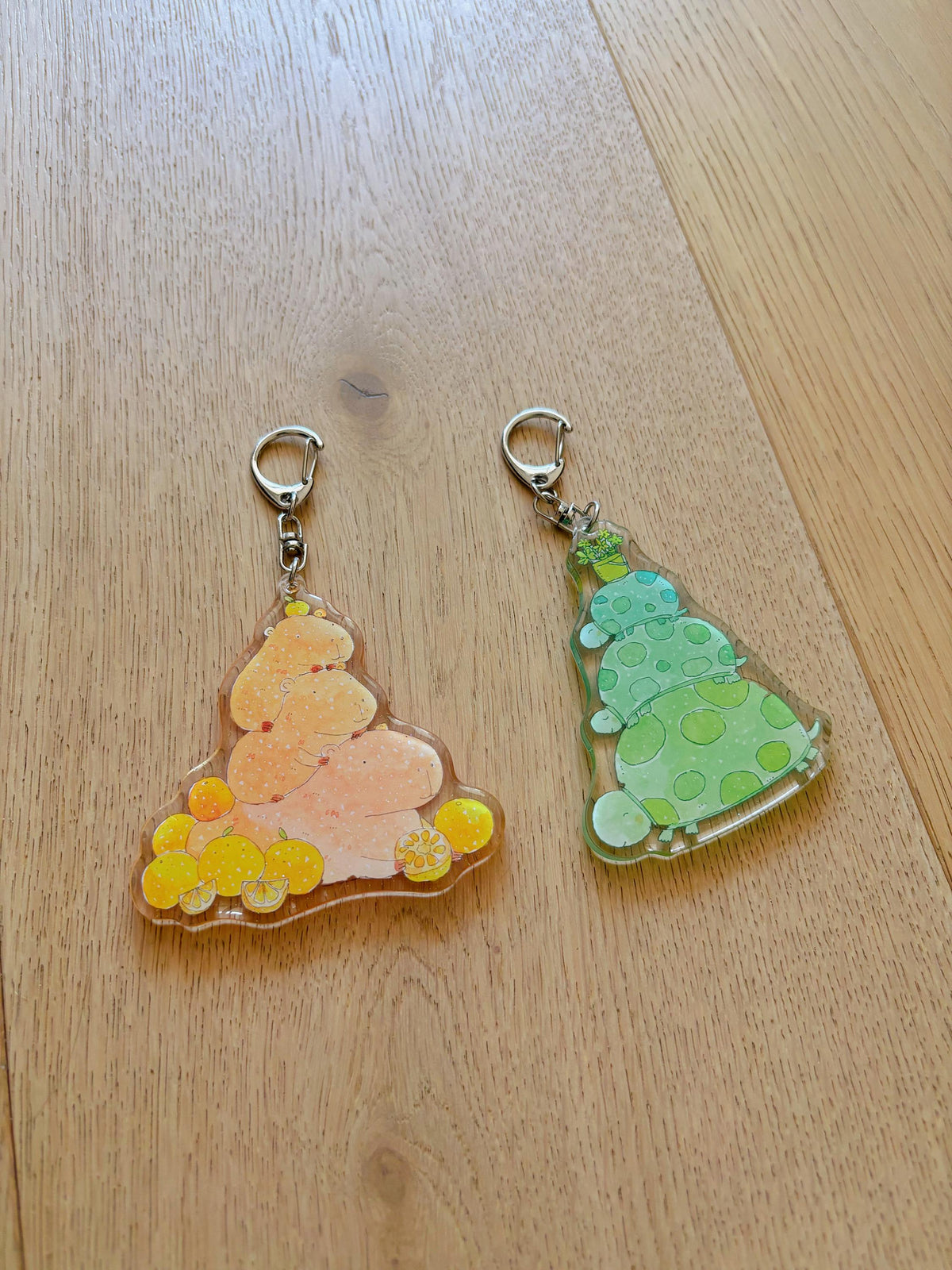 Capybara Pile Up Acrylic Keychain | Bag Charm