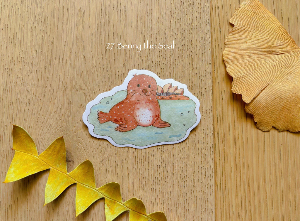 Watercolor Animal Stickers Australian Wildlife | Laptop Decals