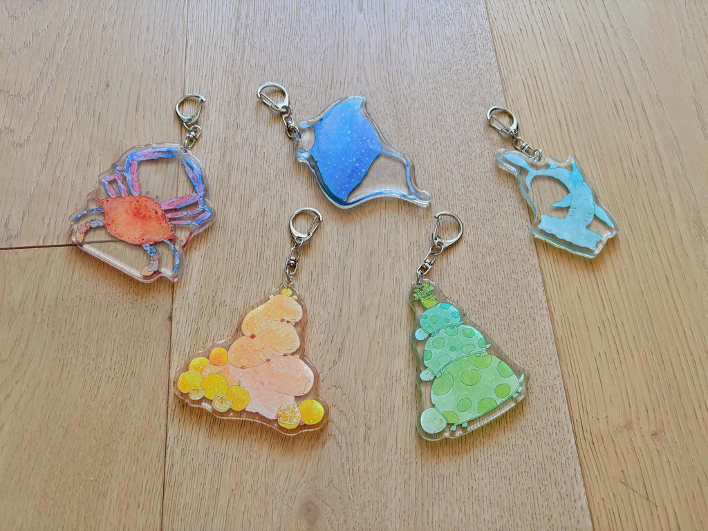 Hammerhead Shark Acrylic Keychain | Bag Charm