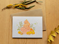 Capybara Stacking Up  Greeting Card | Art Cards