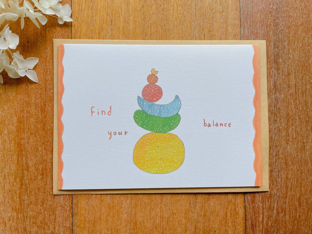 Find your balance Greeting Card | Art Cards