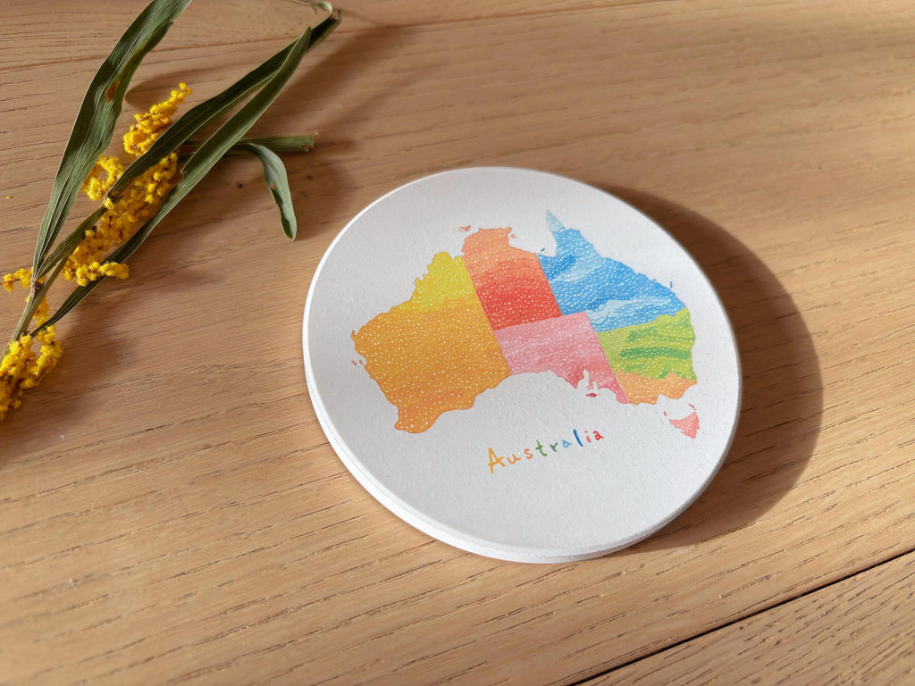 The wonderland of Australia Travel Gift | Table Coaster