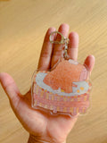 Capybara Bathing Acrylic Keychain | Bag Charm