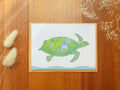 Green Sea Turtle/ turtle/ sea turtle/ Greeting card / illustration/ watercolour/ card
