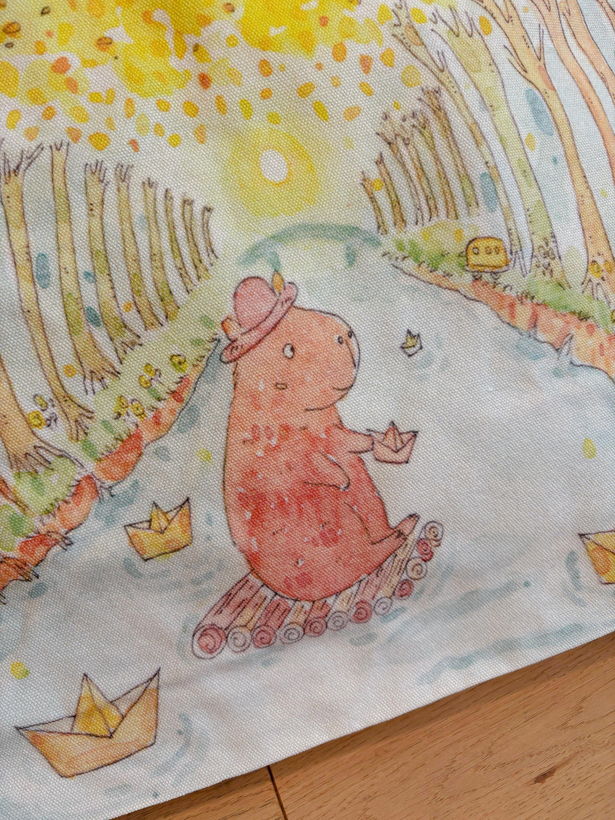 Capybara Make a Wish Canvas tote | Travel Bag
