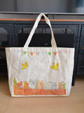 Australian Animal & Little New Friend Kiwi Bird Canvas tote | Travel Bag