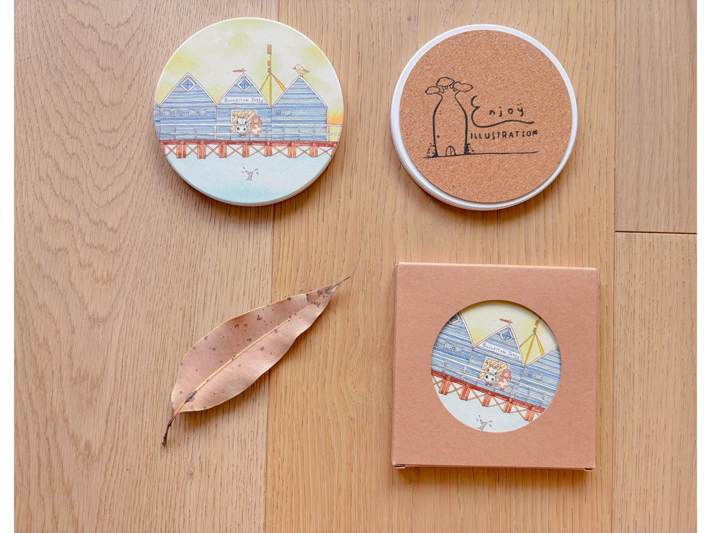 Busselton Jetty Travel Gift | Table Coaster