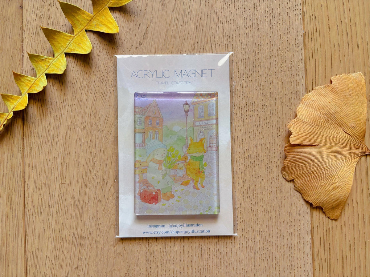 Until We Meet Again Acrylic Magnet | Travel Souvenir