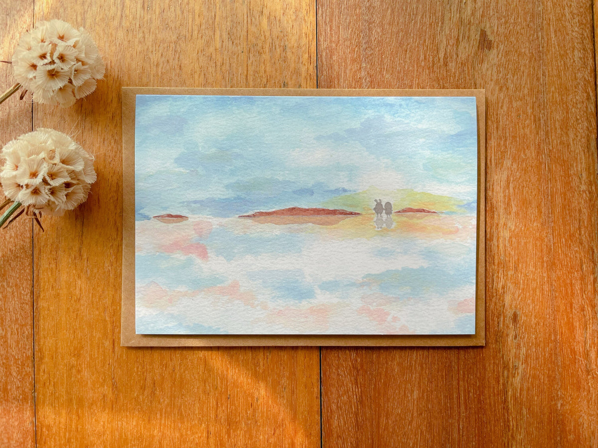 The Mirror of the Sky Greeting Card | Art Cards