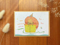 Birthday Echidna Greeting Card | Art Cards