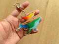 Galaxy  Couple Whale Acrylic Keychain | Bag Charm