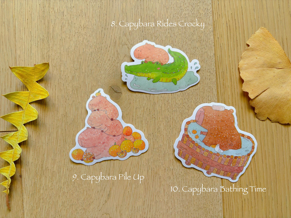 Watercolor Animal Stickers Australian Wildlife | Laptop Decals