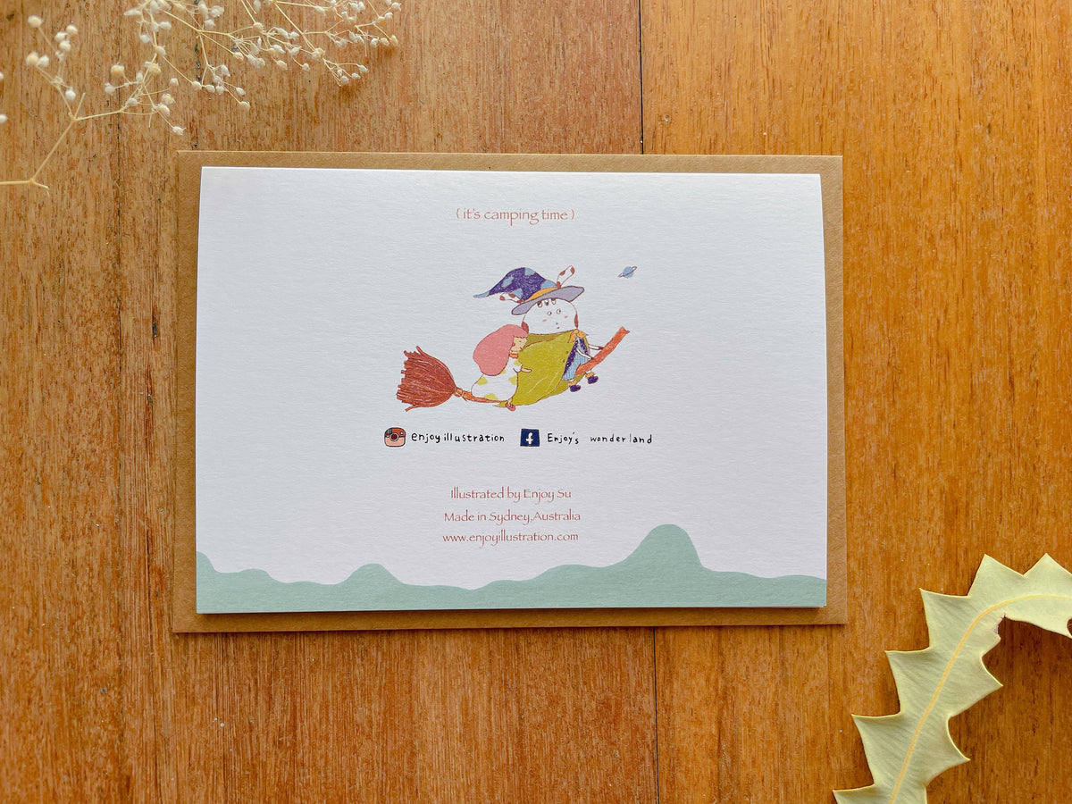 It's Camping Time Greeting Card | Art Cards