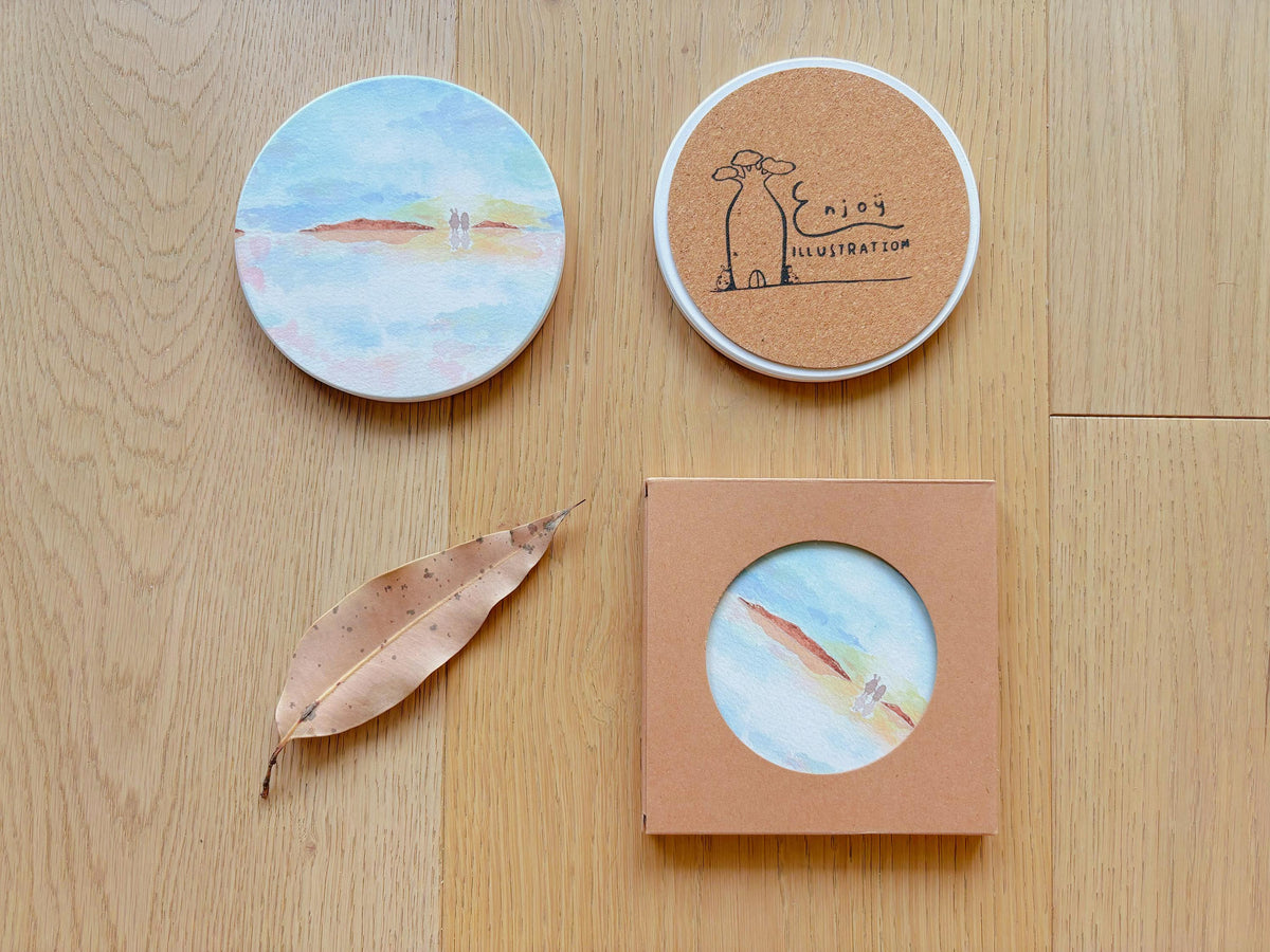 Lake Hart “Mirror of the Sky” Travel Gift | Table Coaster