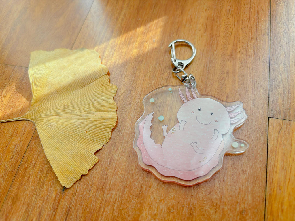 Axolotl Acrylic Keychain | Bag Charm