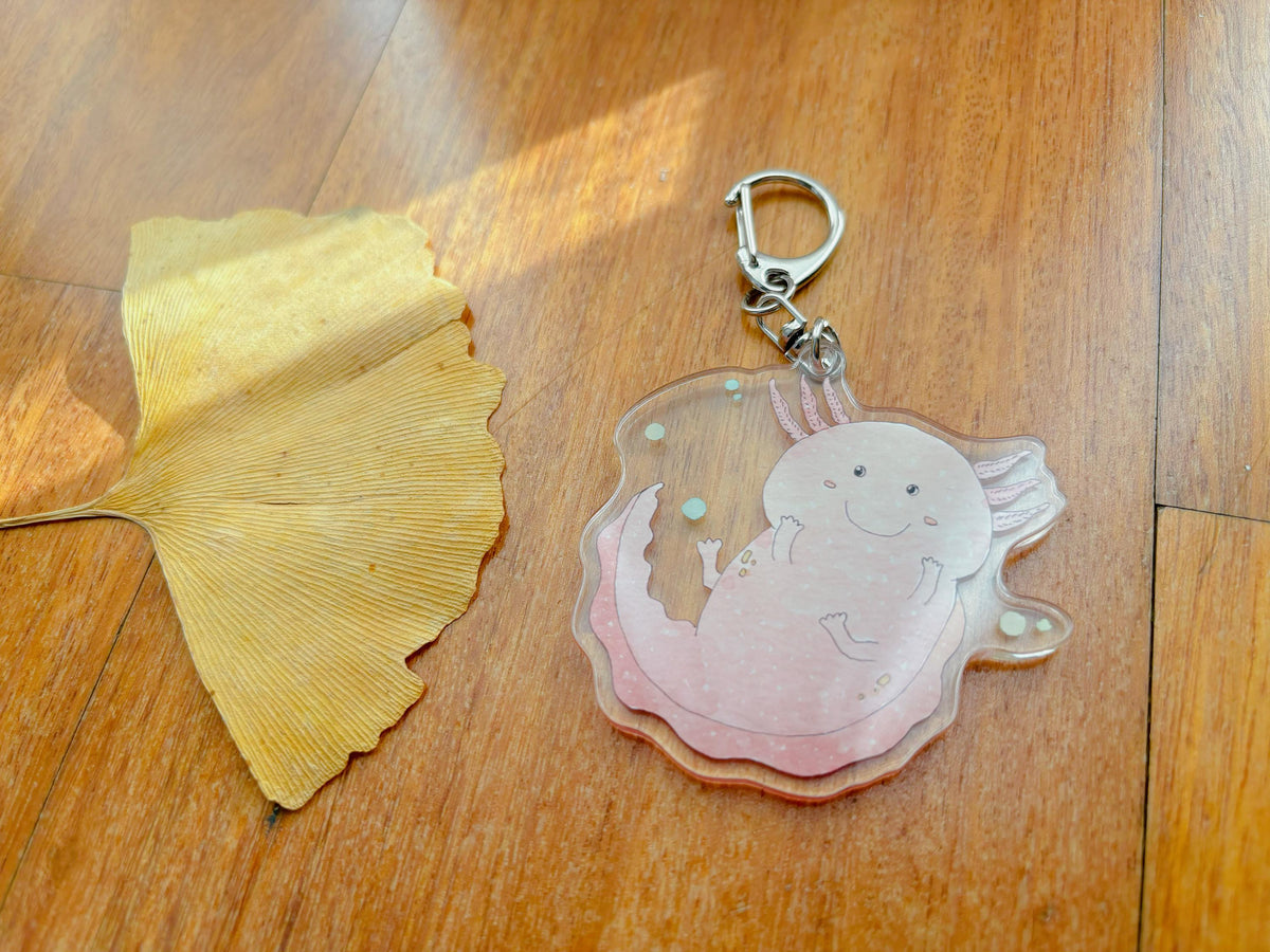 Axolotl Acrylic Keychain | Bag Charm