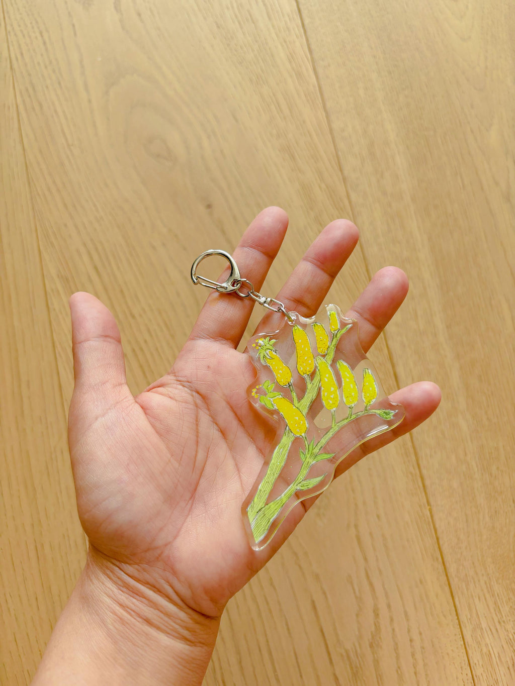 Kangaroo Paw Acrylic Keychain | Bag Charm
