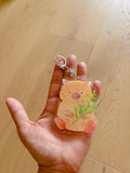 Little Joyful Wombat Acrylic Keychain | Bag Charm