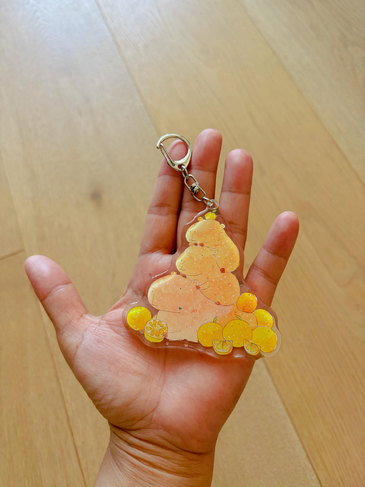 Capybara Pile Up Acrylic Keychain | Bag Charm