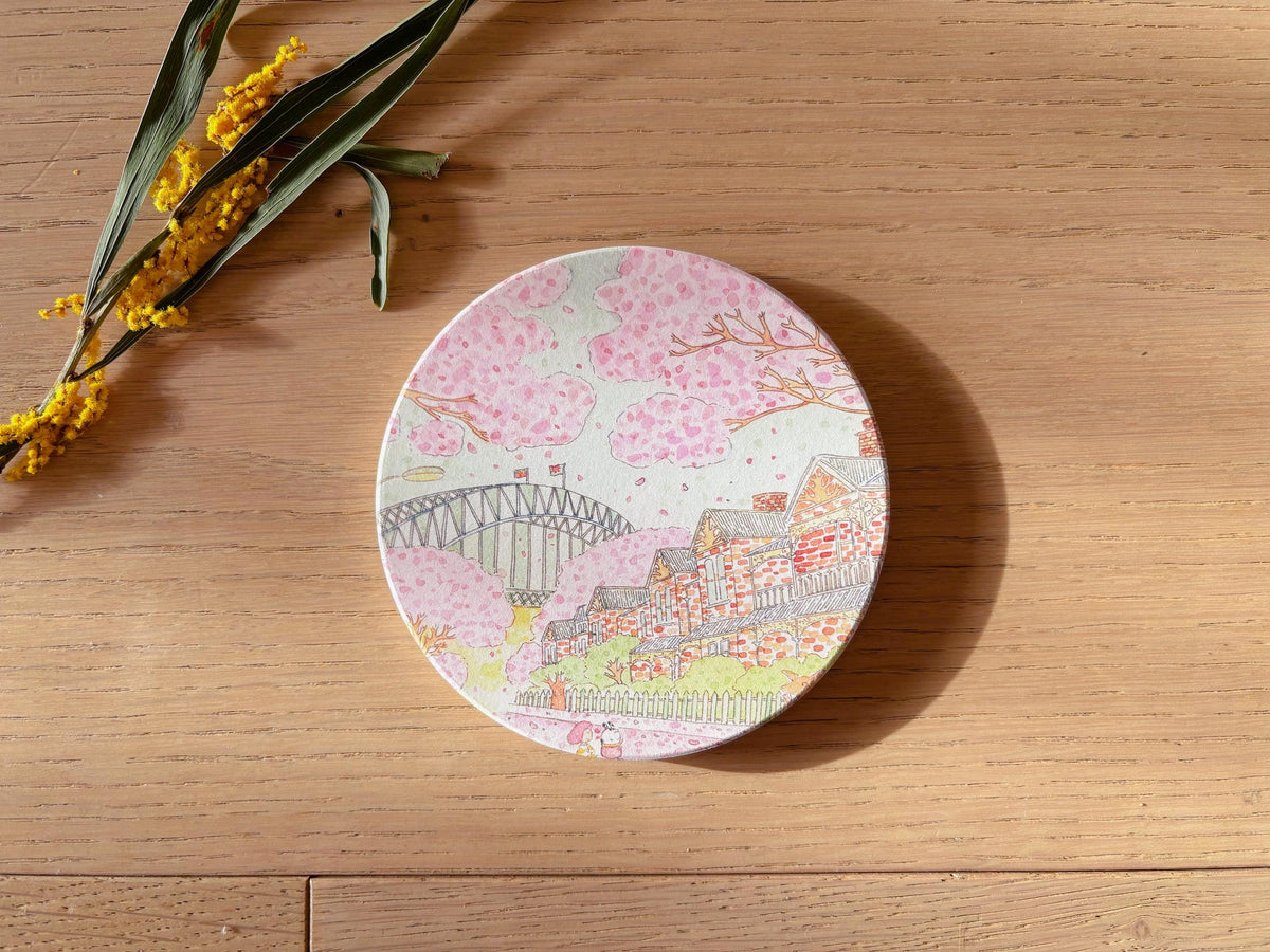 Jacaranda Blooming in Sydney Travel Gift | Table Coaster