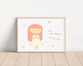 Dream girl  Art Print | Nursery Decor
