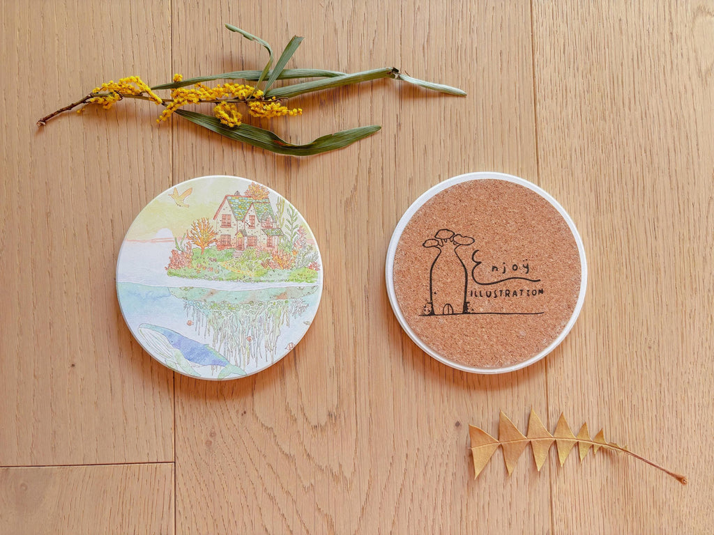 Serenity’s Haven Travel Gift | Table Coaster