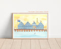 Busselton Jetty Art Print | Nursery Decor