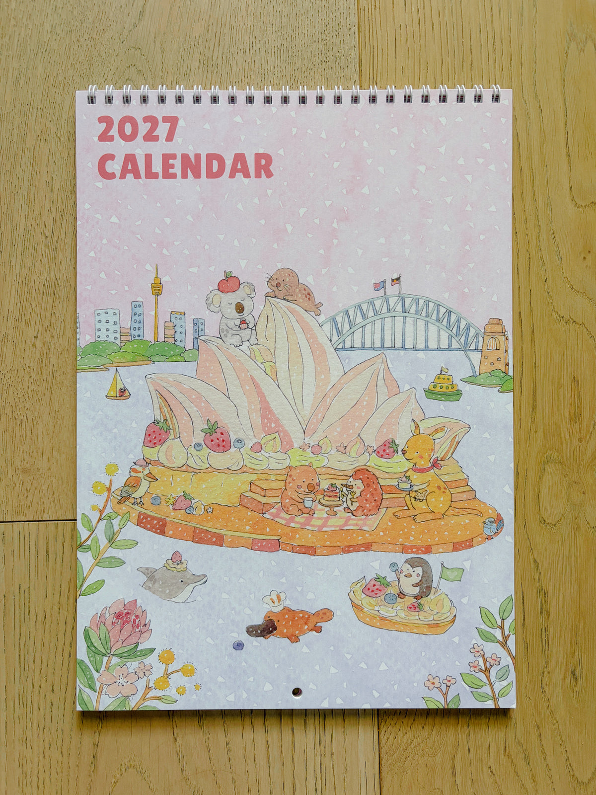 2027 Art Calendar – A Year of Sweet Little Moments  | A4 Illustrated Wall Calendar