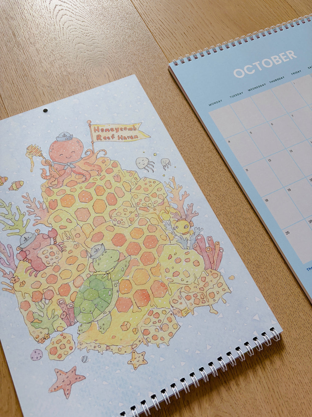2027 Art Calendar – A Year of Sweet Little Moments  | A4 Illustrated Wall Calendar