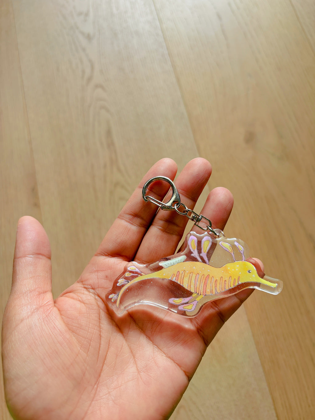 Weedy Seadragon Acrylic Keychain | Bag Charm