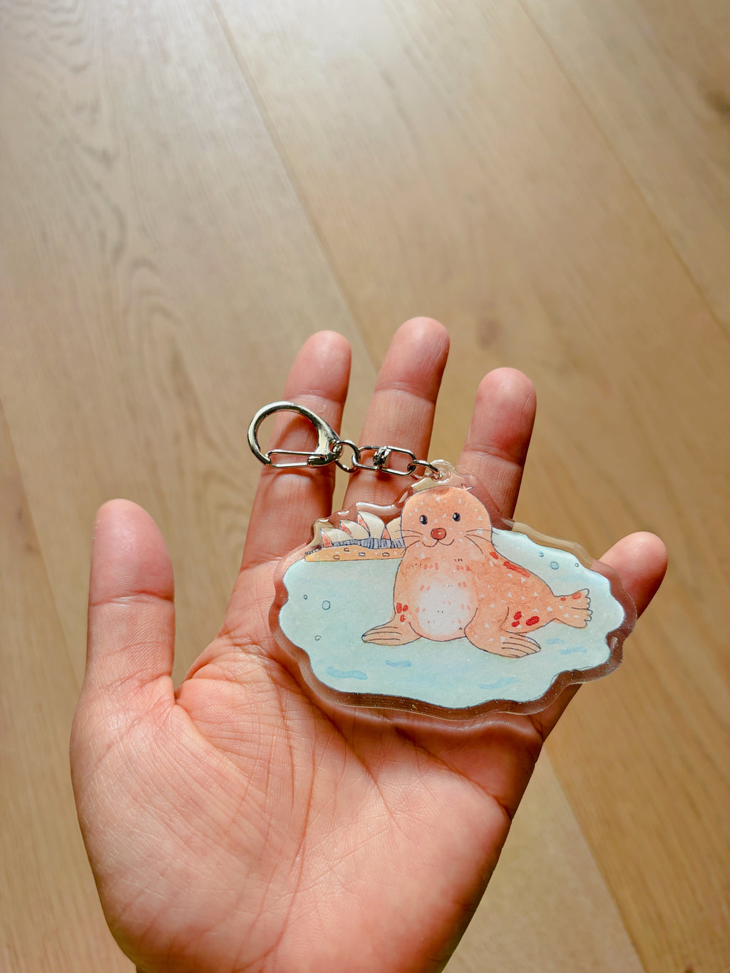 Benny the Seal Acrylic Keychain | Bag Charm