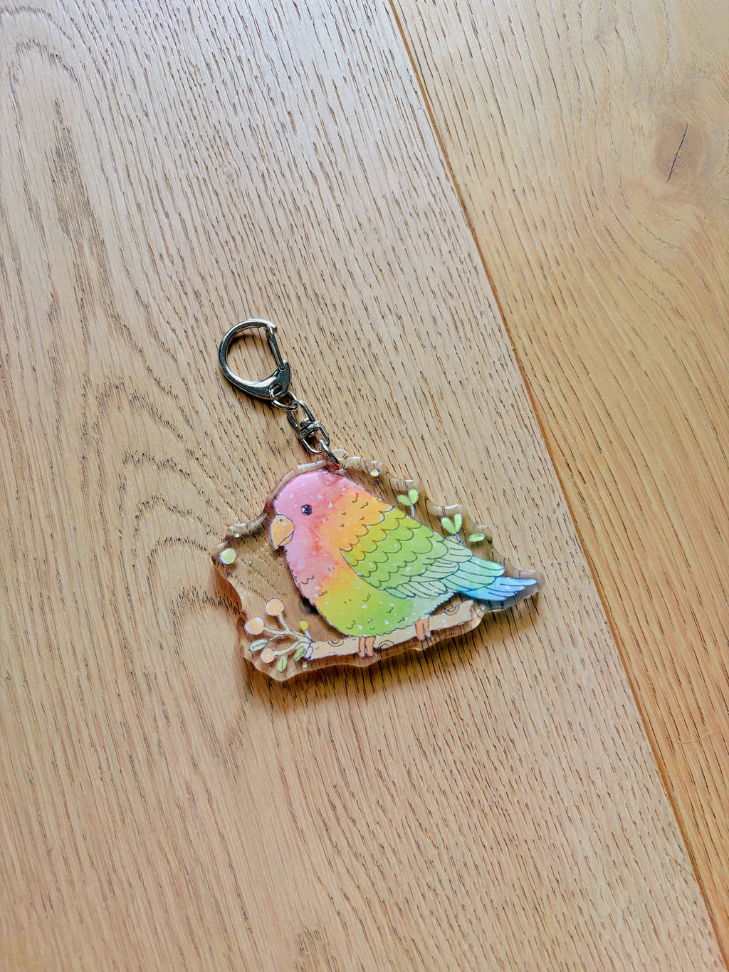 Rosella Acrylic Keychain | Bag Charm