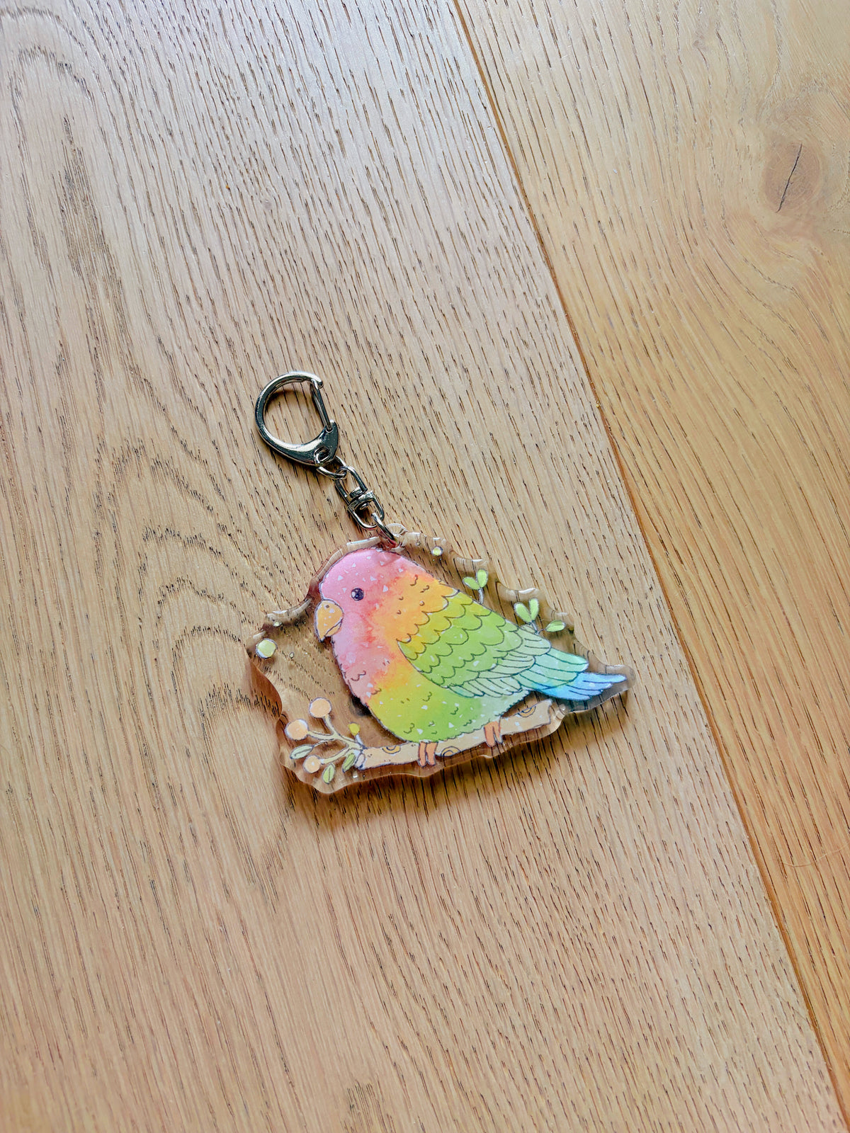 Rosella Acrylic Keychain | Bag Charm