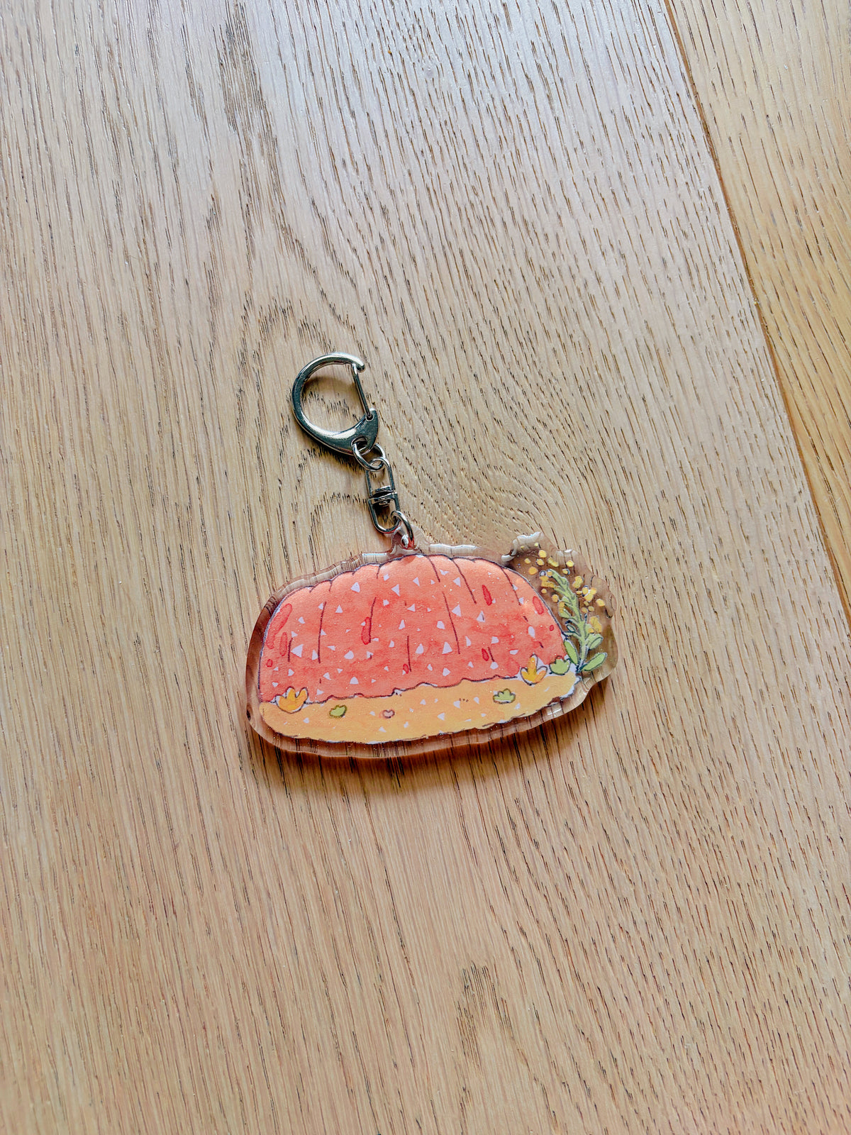 Uluru Acrylic Keychain | Bag Charm