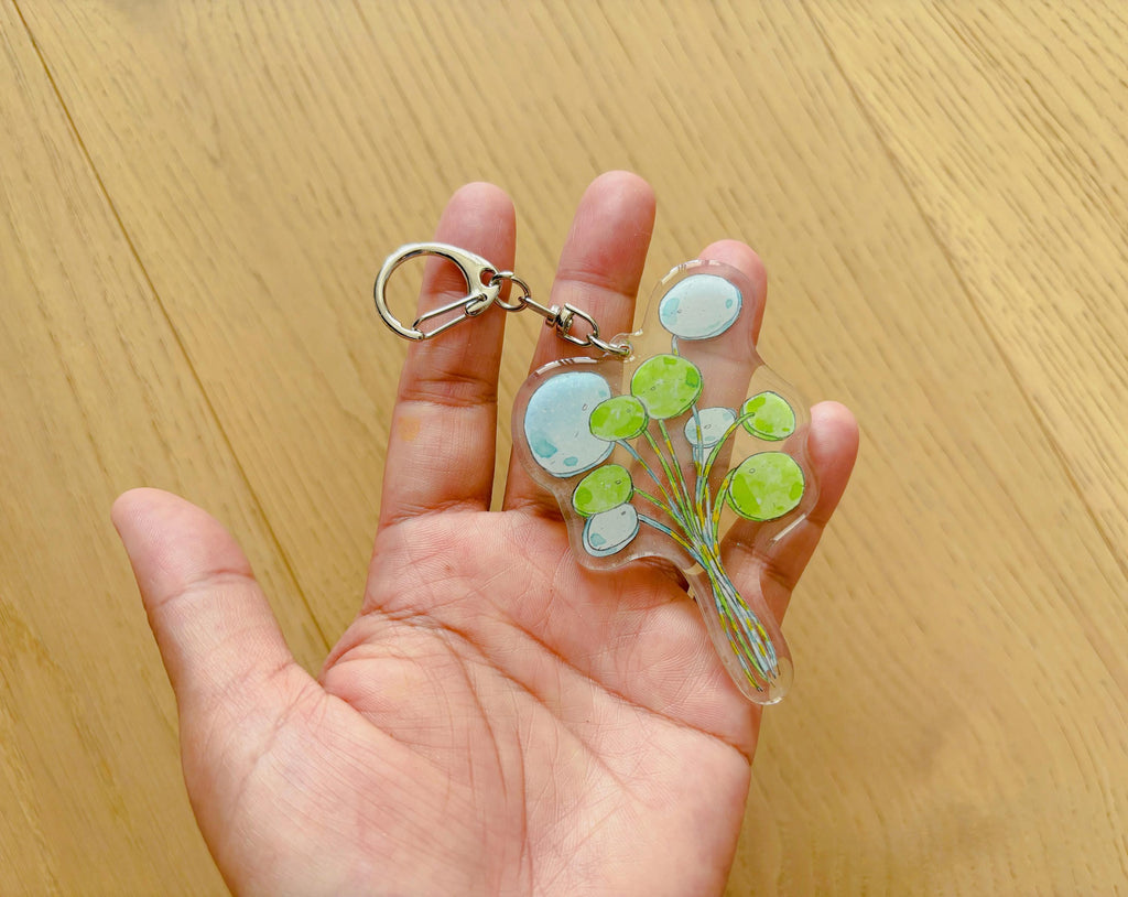 Pennywort Dream Acrylic Keychain | Bag Charm