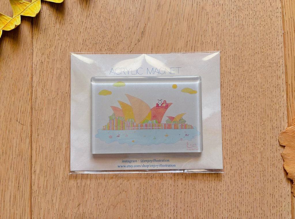 Opera House Acrylic Magnet | Travel Souvenir