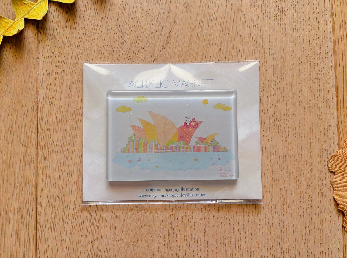 Opera House Acrylic Magnet | Travel Souvenir