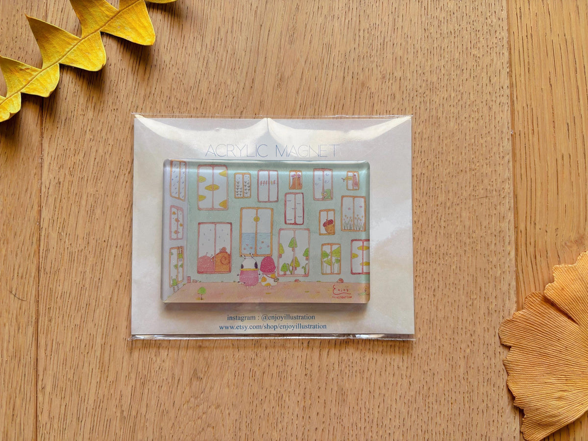 NSW Art Gallery Acrylic Magnet | Travel Souvenir