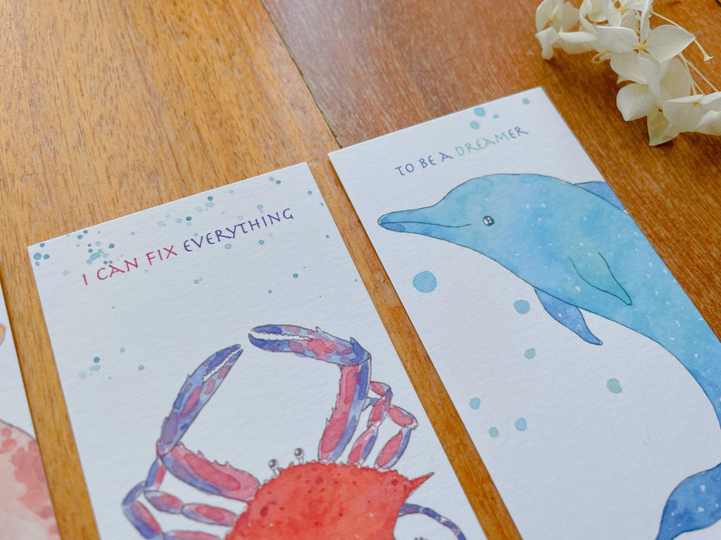 Marine life bookmarks collection | Travel Souvenir